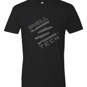 Shell Tech Logo On Front Of Black Classic T-Shirt